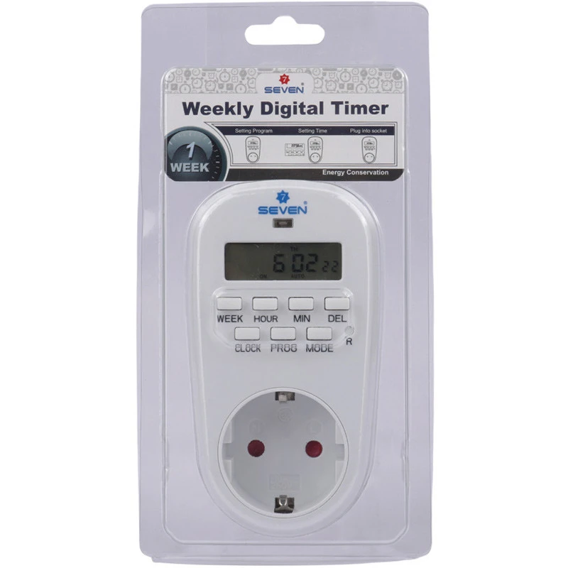 پریز تایمر دار دیجیتال هفتگی Seven DT1L