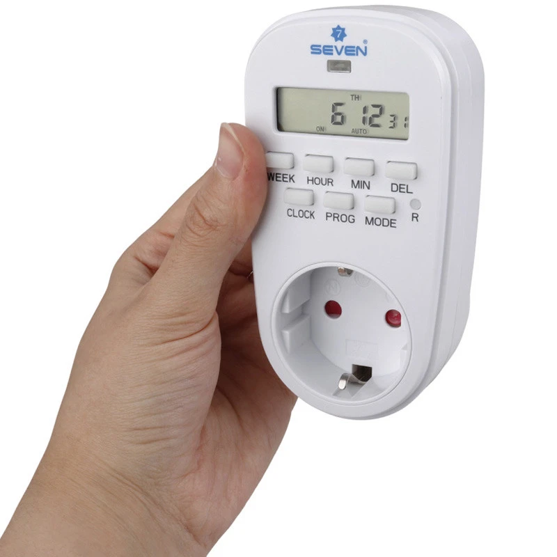 پریز تایمر دار دیجیتال هفتگی Seven DT1L
