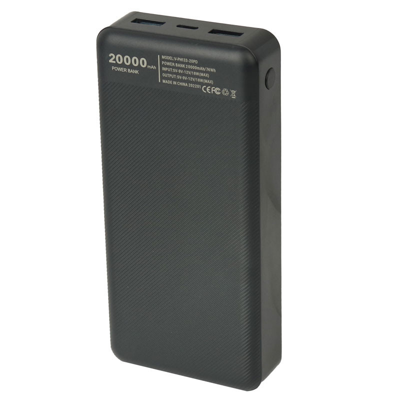 پاور بانک فست شارژ ۲۰۰۰۰ وریتی Verity V-PH133-20PD QC3.0 PD 18W