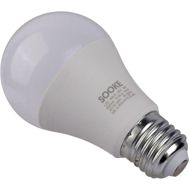 لامپ حبابی LED سوکی Sooke E27 9W