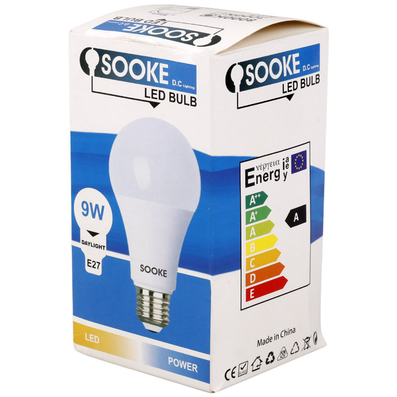 لامپ حبابی LED سوکی Sooke E27 9W