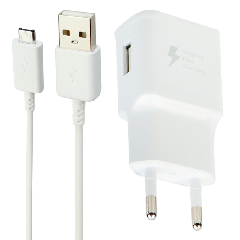 شارژر دیواری فست شارژ Samsung A10 3A QC3 PD + کابل میکرو یو اس بی