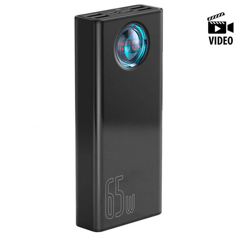 پاور بانک فست شارژ ۳۰۰۰۰ باسئوس Baseus Amblight PPLG-A QC3.0 PD3.0 65W