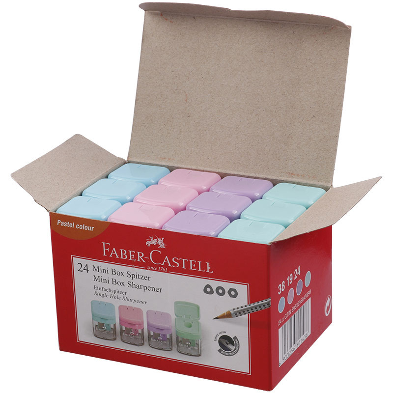تراش پلاستیکی مخزن دار Faber-Castell Mini Box 381924