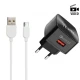 شارژر دیواری فست شارژ Verity AP-2118 QC3 3A 18W + کابل Type-C