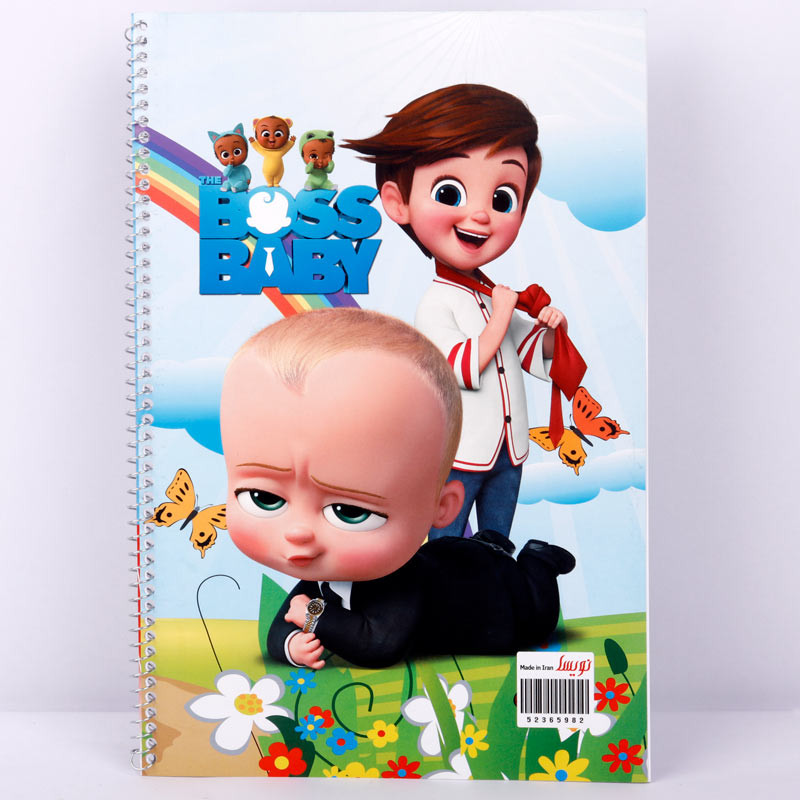 دفتر نقاشی سیمی 20 برگ طرح Boss Baby نویسا