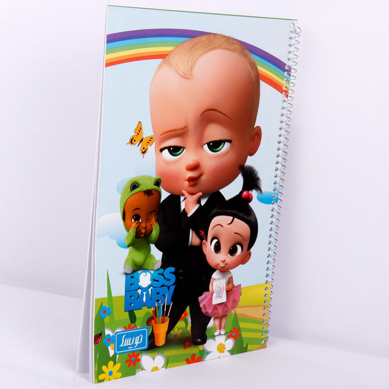 دفتر نقاشی سیمی 20 برگ طرح Boss Baby نویسا