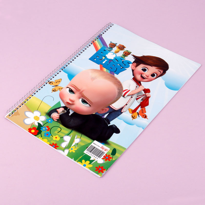 دفتر نقاشی سیمی 20 برگ طرح Boss Baby نویسا