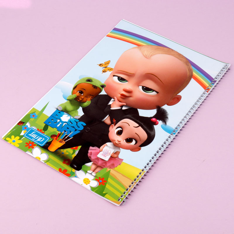 دفتر نقاشی سیمی 20 برگ طرح Boss Baby نویسا