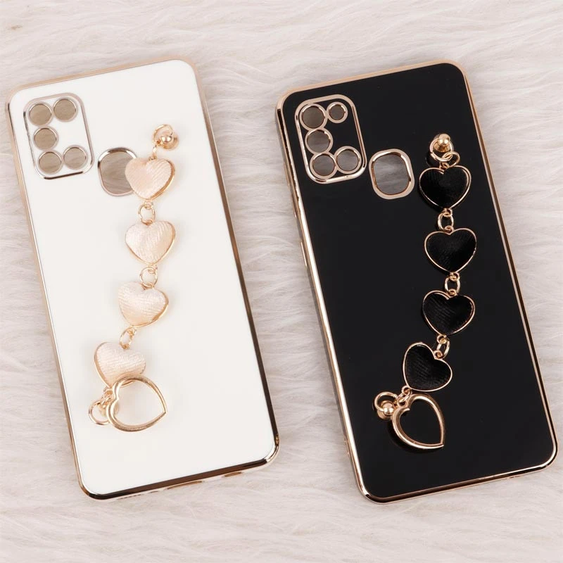 قاب My Case محافظ لنزدار + آویز دستی Samsung Galaxy A21s
