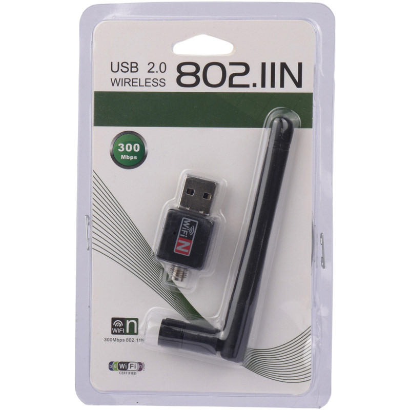 کارت شبکه بی سیم آنتن دار ۸۰۲٫IIN 300Mbps