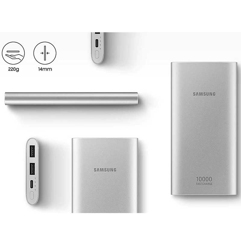 پاور بانک ۱۰۰۰۰ سامسونگ Samsung EB-P1100CSRGRU QC2.0 PD 15W