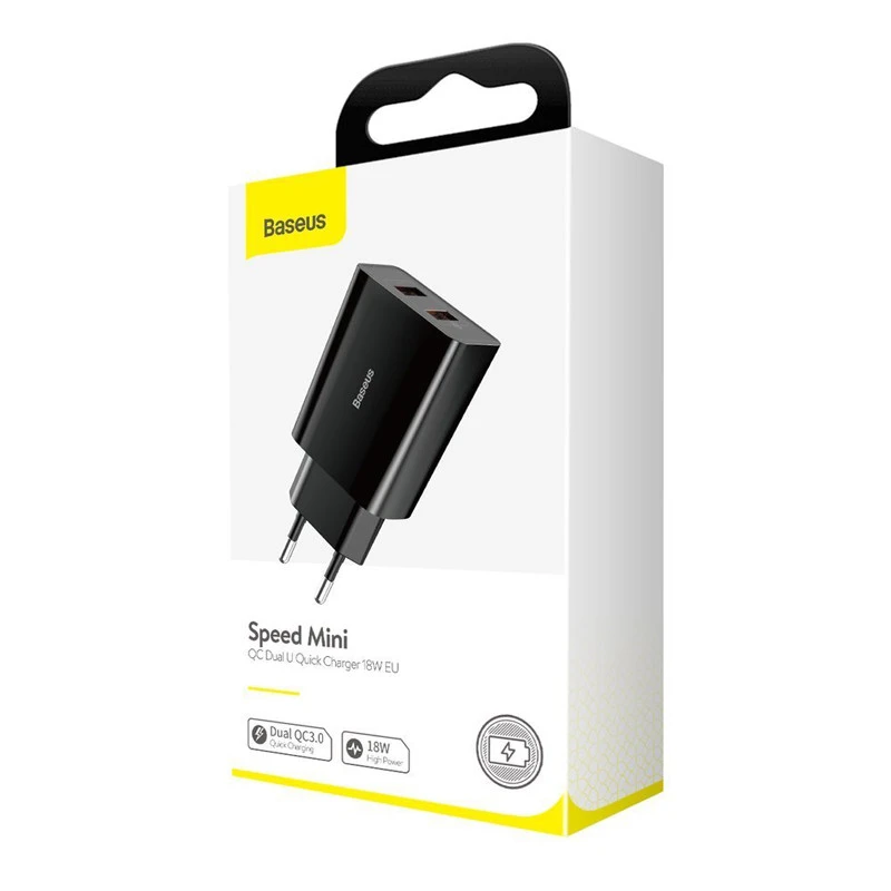 شارژر دیواری فست شارژ Baseus CCFS-V01 QC3.0
