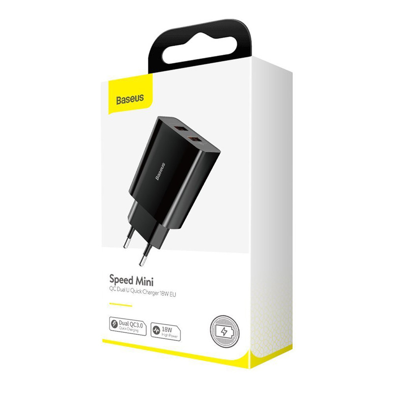 شارژر دیواری فست شارژ Baseus CCFS-V01 QC3.0
