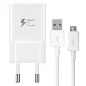 شارژر دیواری Samsung PD 15W 1Port پک سفید + کابل میکرو یو اس بی