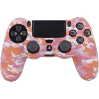 روکش دسته بازی PS4 طرح چریکی صورتی سفید نارنجی
