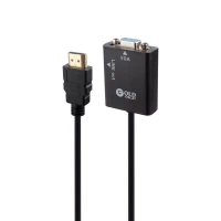 تبدیل Gold Oscar HD Conversion HDMI To VGA + کابل صدا