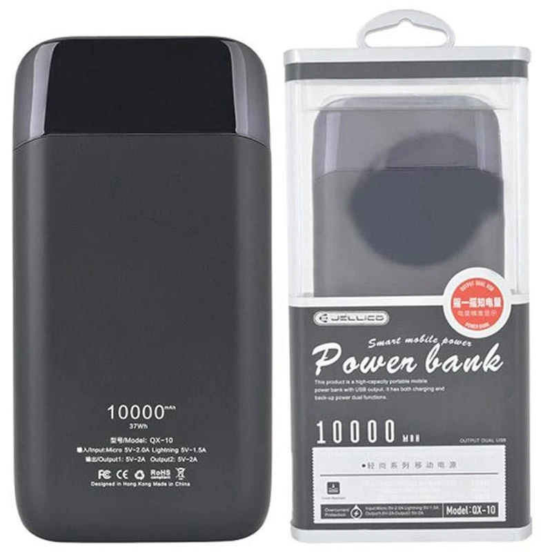 پاور بانک ۱۰۰۰۰ جلیکو Jellico QX-10 مشکی
