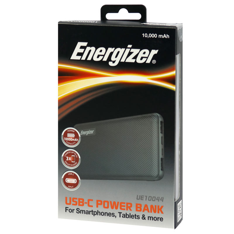 پاور بانک ۱۰۰۰۰ انرجایزر Energizer UE10044 + هدیه کابل کوتاه آیفونی