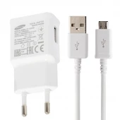 شارژر دیواری Samsung ETA-U90WE 2A پکدار + کابل میکرو یو اس بی