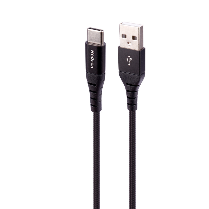 کابل تایپ سی فست شارژ Hadron HTC-A-C02 2.4A QC 1m
