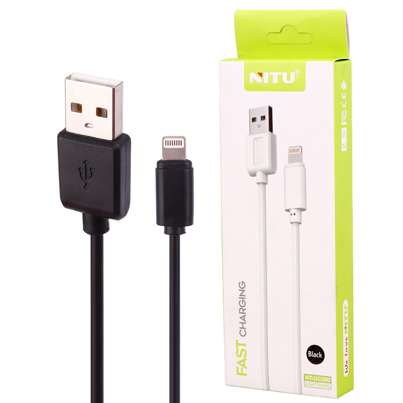 کابل آیفونی فست شارژ NITU NT-UC080 2.4A 1m