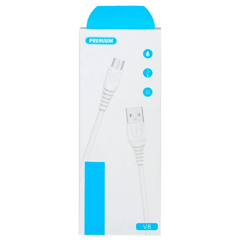 کابل میکرو یو اس بی Premium V8 1A 1m