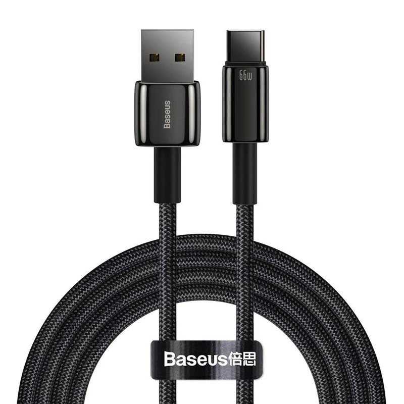 کابل تایپ سی فست شارژ Baseus CATWJ-C01 66W 6A 2m