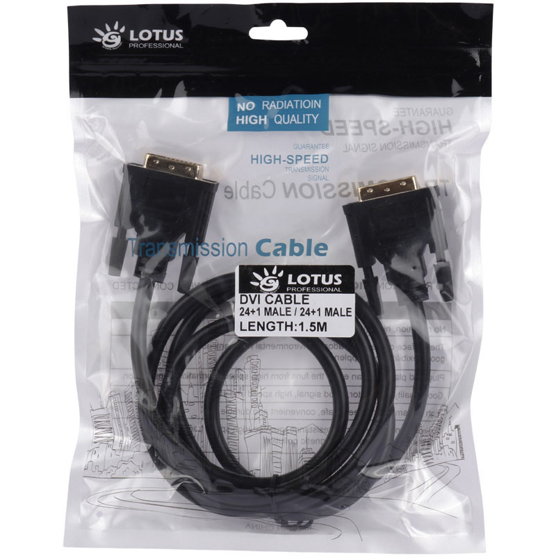 کابل Lotus DVI-D (Dual Link) 1.5m