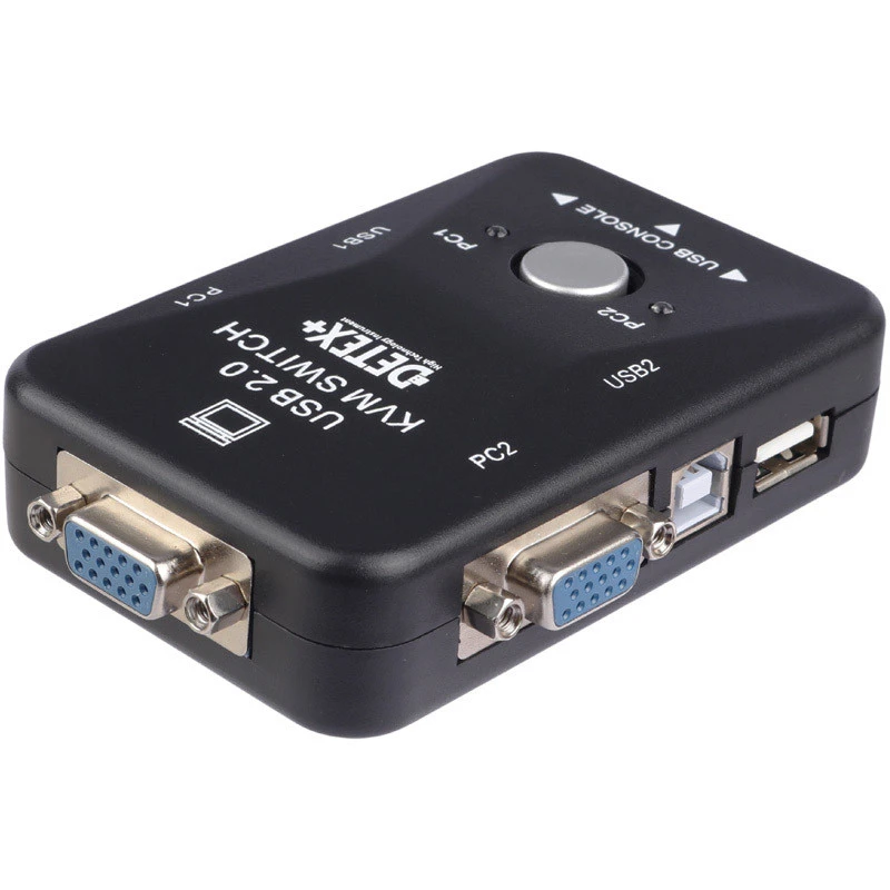 سوییچ Detex+ KVM21UA 2Port KVM