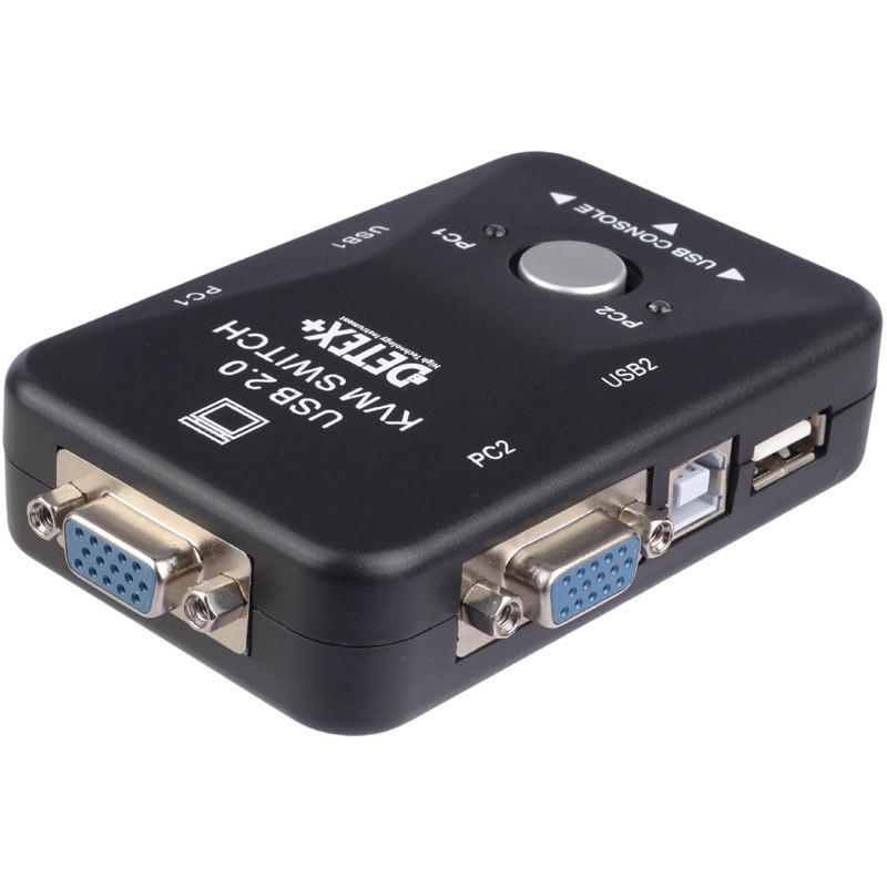 سوییچ Detex+ KVM21UA 2Port KVM