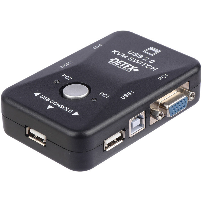 سوییچ Detex+ KVM21UA 2Port KVM