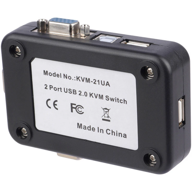 سوییچ Detex+ KVM21UA 2Port KVM