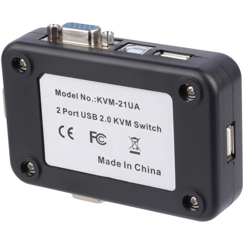 سوییچ Detex+ KVM21UA 2Port KVM