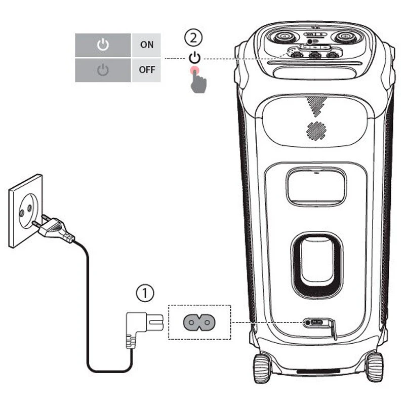 اسپیکر چمدانی بلوتوثی فلش خور JBL Partybox 710