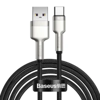 کابل تایپ سی فست شارژ Baseus Cafule Series Metal CAKF00020 66W 6A 2m