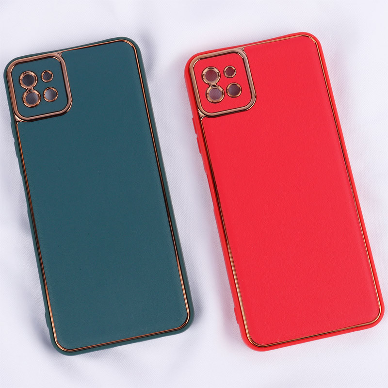 قاب چرمی My Case محافظ لنزدار Samsung Galaxy A22 5G