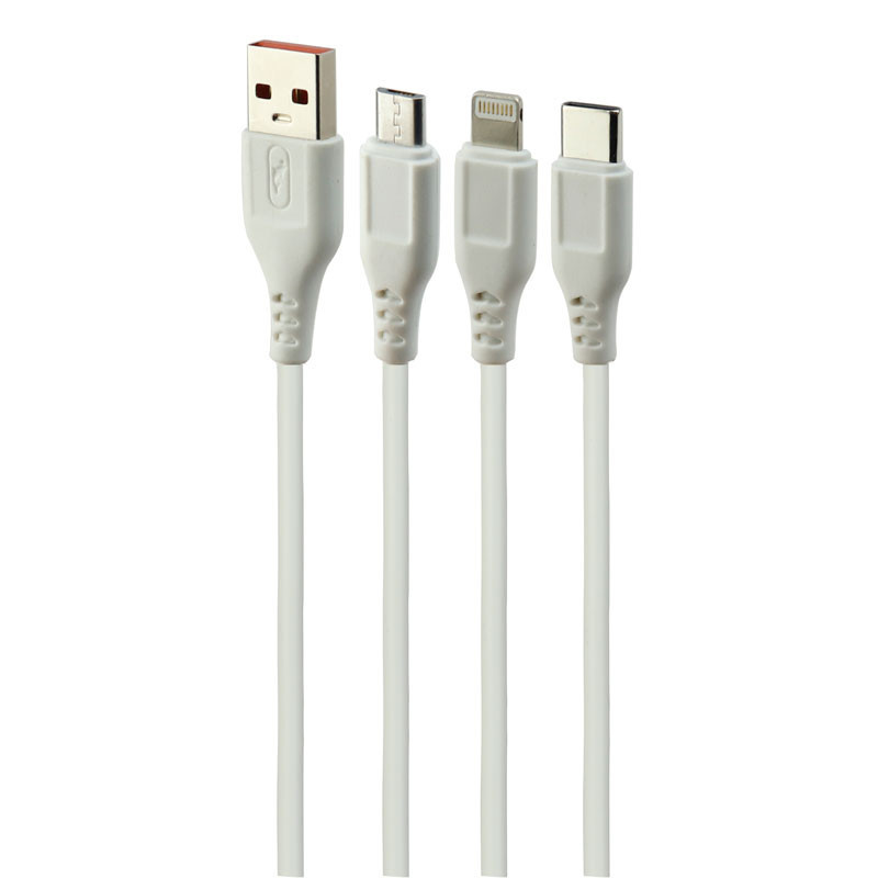 کابل ۳ سر Sky dolphin S61E 2.4A 1.2m