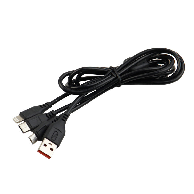 کابل ۳ سر Sky dolphin S61E 2.4A 1.2m
