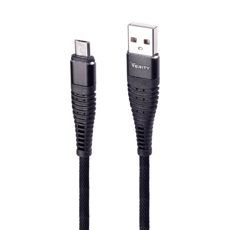 کابل میکرو یو اس بی فست شارژ Verity CB3135-A 1m