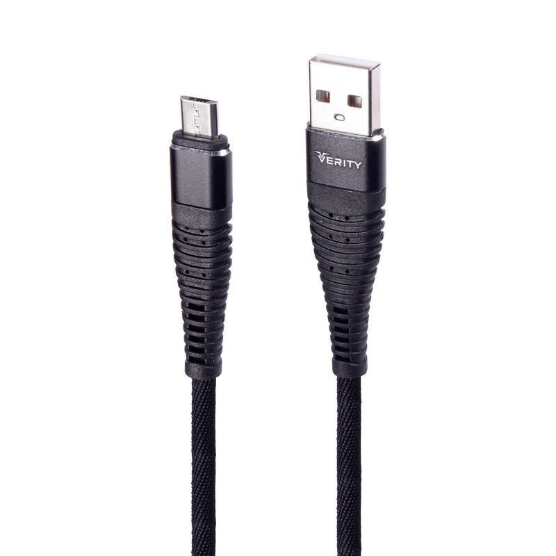 کابل میکرو یو اس بی فست شارژ Verity CB3135-A 1m