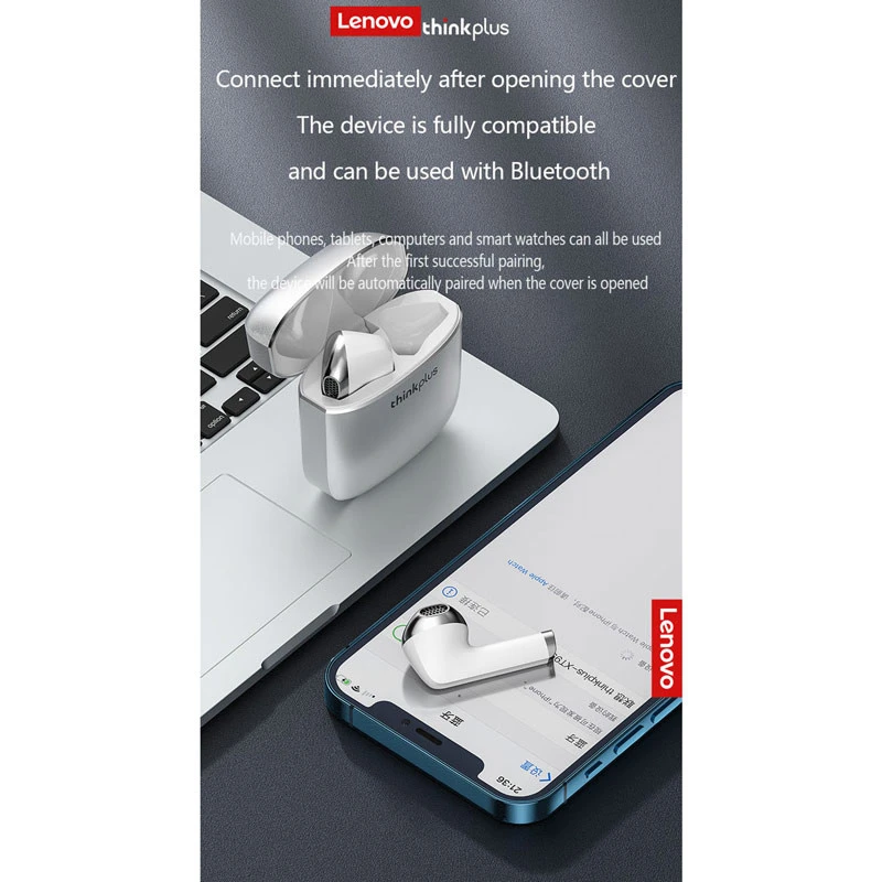 هندزفری بلوتوث دو تایی Lenovo ThinkPlus Live Pods XT99 TWS
