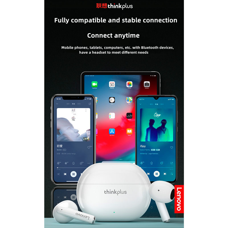هندزفری بلوتوث دو تایی Lenovo ThinkPlus Live Pods XT93 TWS