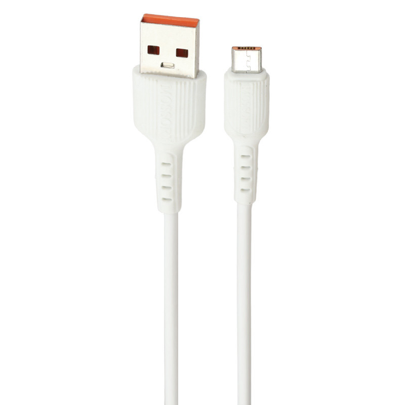 کابل میکرو یو اس بی Mossory M101V 2.4A 1m