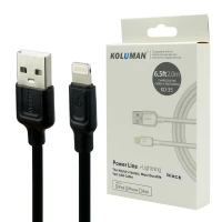 کابل آیفونی فست شارژ Koluman KD-35 3.1A 2m