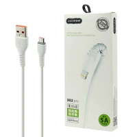 کابل میکرو یو اس بی فست شارژ CAZA X02 Pro 5A 1m