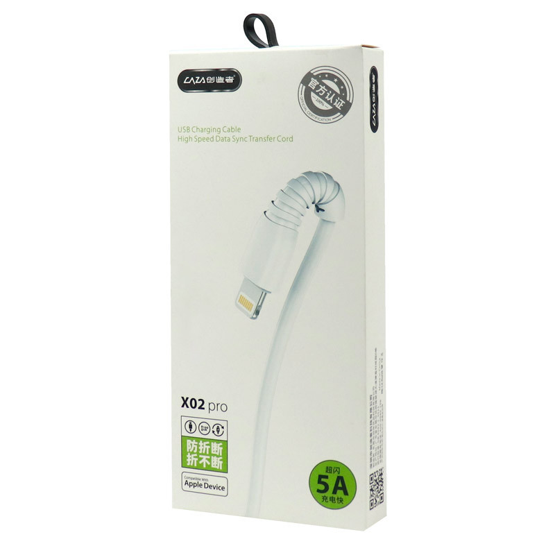 کابل میکرو یو اس بی فست شارژ CAZA X02 Pro 5A 1m