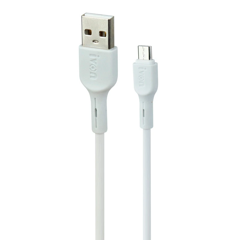 کابل میکرو یو اس بی فست شارژ Ivon CA78 2.4A 1m
