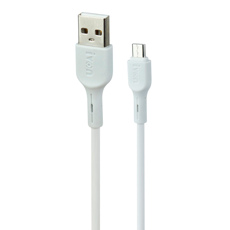 کابل میکرو یو اس بی فست شارژ Ivon CA78 2.4A 1m
