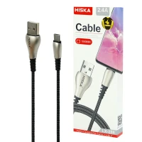 کابل تایپ سی فست شارژ Hiska LX-288 2.4A 1m